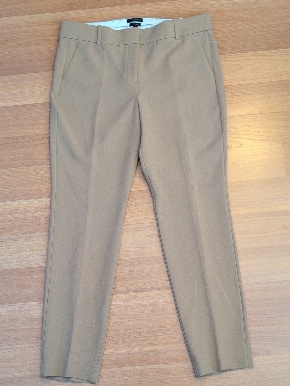 NWT J. Crew Women's Cameron Straight Leg Dress Pants - Beige